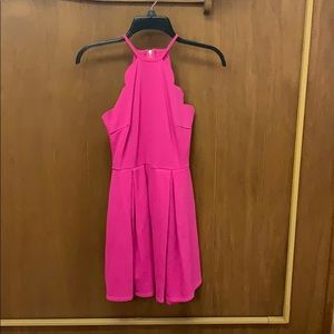 A pink Charlotte Russe dress